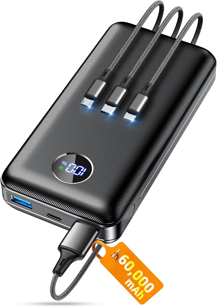 60,000mAh Portable Power Bank (22.5W Fast Charge)